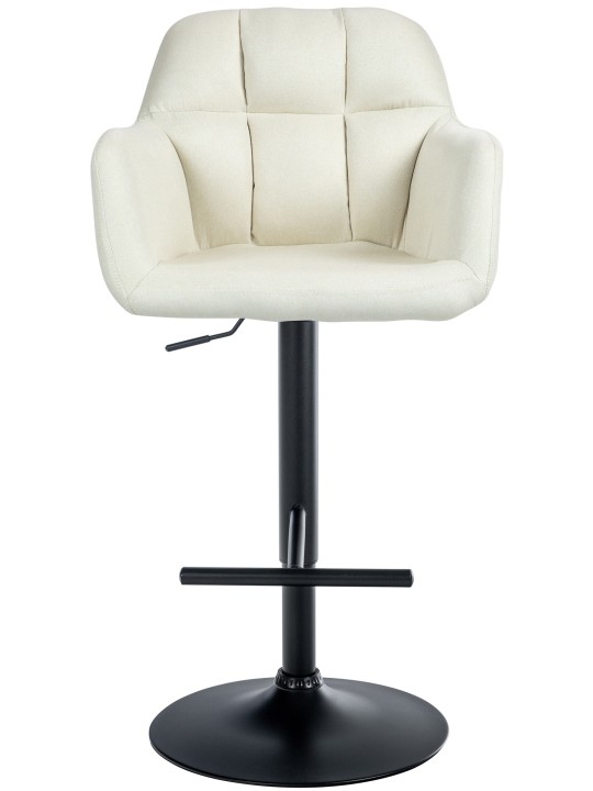 Barová stolička látka Natoma, krémová