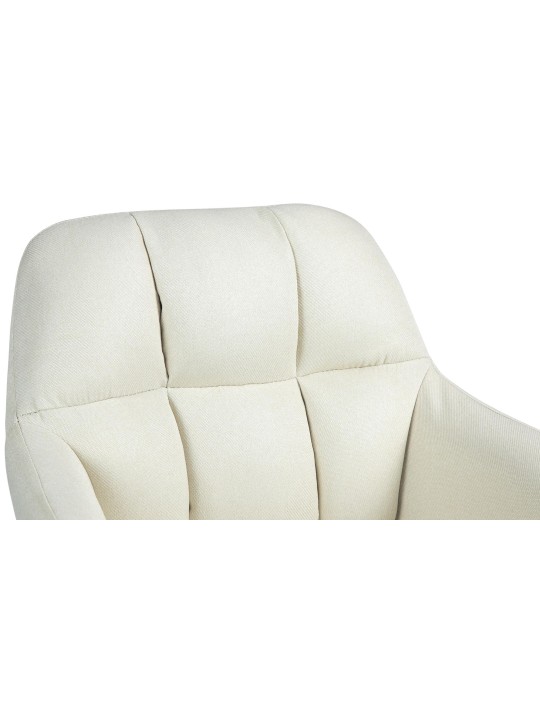 Barová stolička látka Natoma, krémová