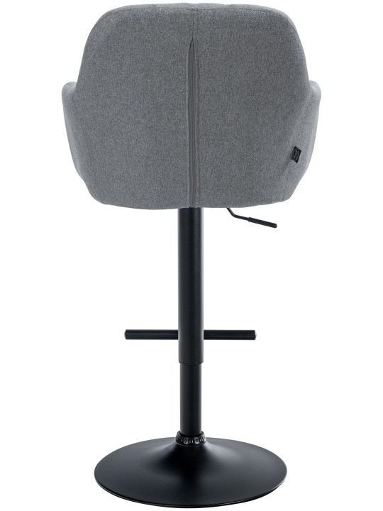 Barová stolička látka Natoma, sivá