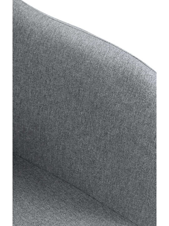 Barová stolička látka Natoma, sivá