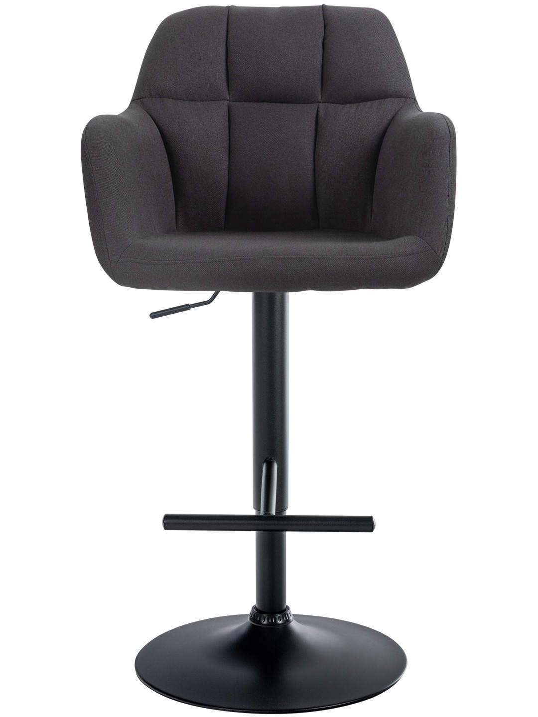 Barová stolička látka Natoma, čierna