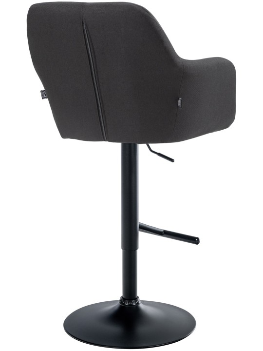 Barová stolička látka Natoma, čierna