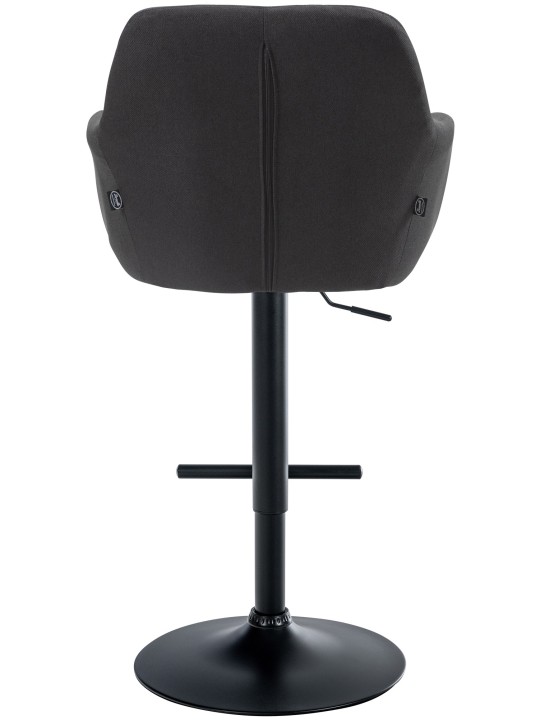 Barová stolička látka Natoma, čierna