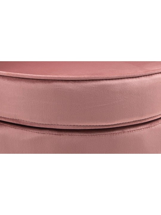 Stolička Rosita velvet, ružová