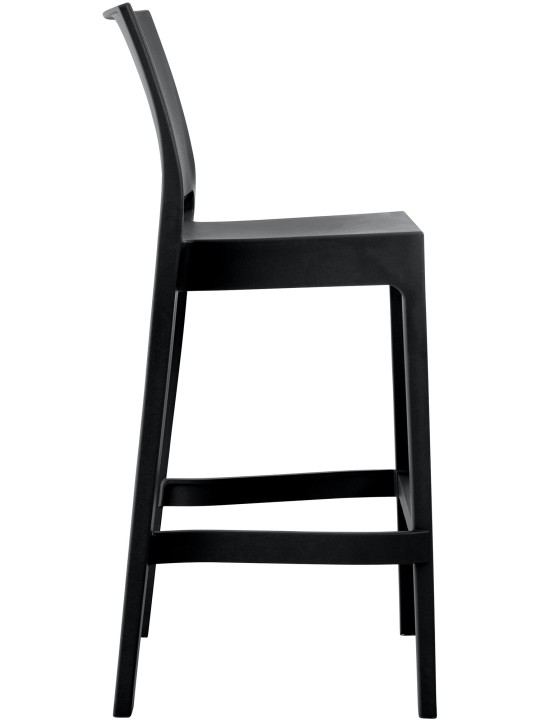 Sada 2 barových stoličiek Maya, čierna