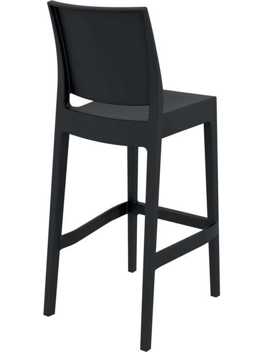 Sada 2 barových stoličiek Maya, čierna