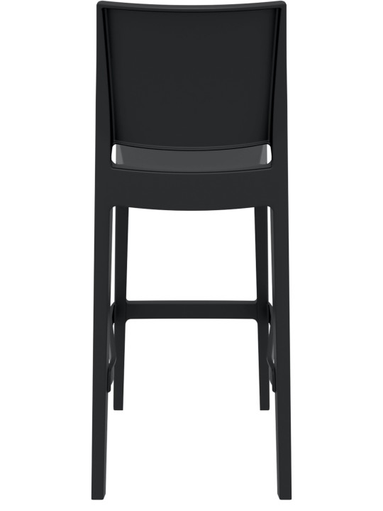 Sada 2 barových stoličiek Maya, čierna
