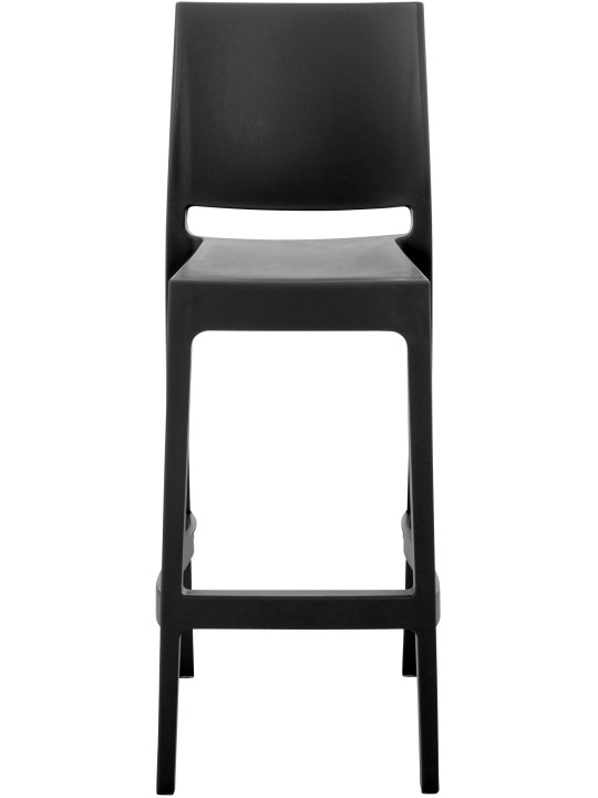 Sada 2 barových stoličiek Maya, čierna