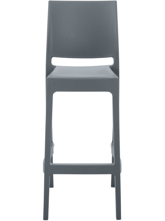 Sada 2 barových stoličiek Maya, tmavosivá