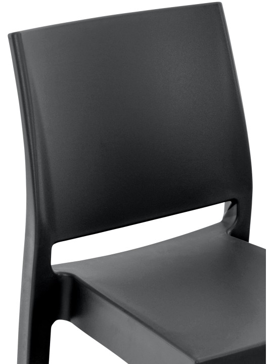 Sada 2 barových stoličiek Maya, čierna