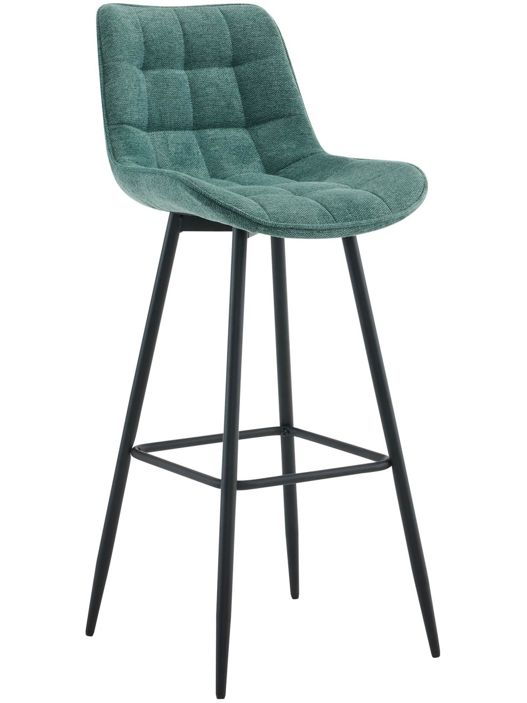 Barová stolička Dartford látka, zelená