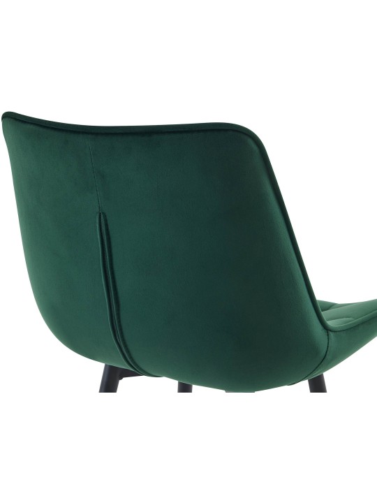 Barová stolička Dartford velvet, zelená