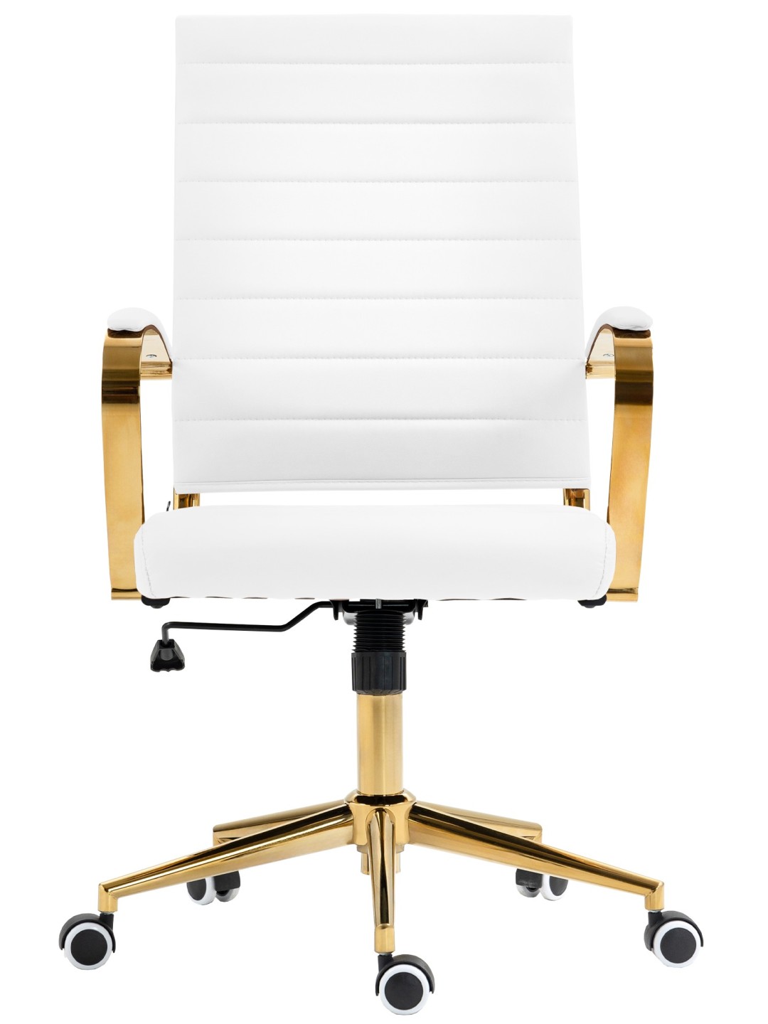 Kancelárske kreslo Havana z umelej kože, biela