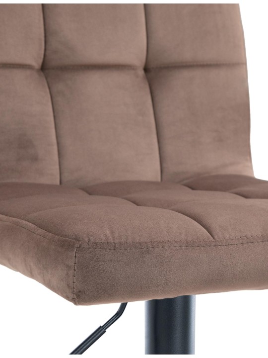 Barová stolička Peru velvet, hnedá