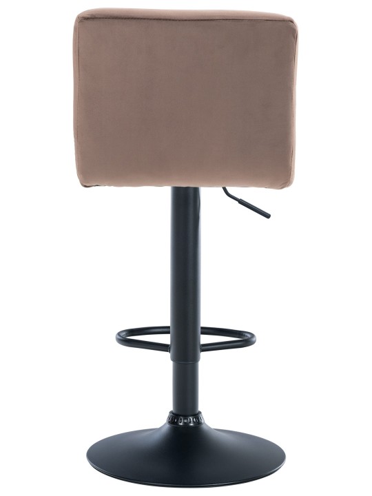 Barová stolička Peru velvet, hnedá