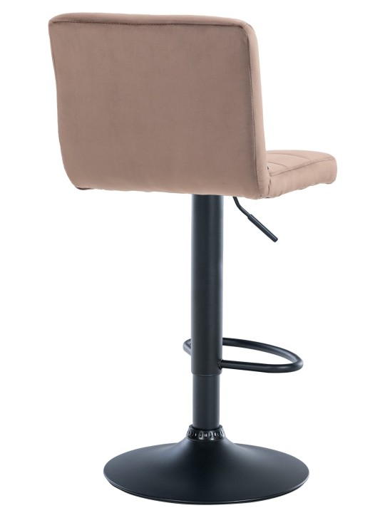 Sada 2 barových stoličiek Peru velvet, hnedá