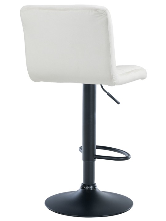 Sada 2 barových stoličiek Peru velvet, krémová