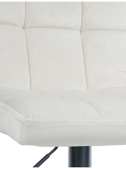 Sada 2 barových stoličiek Peru velvet, krémová