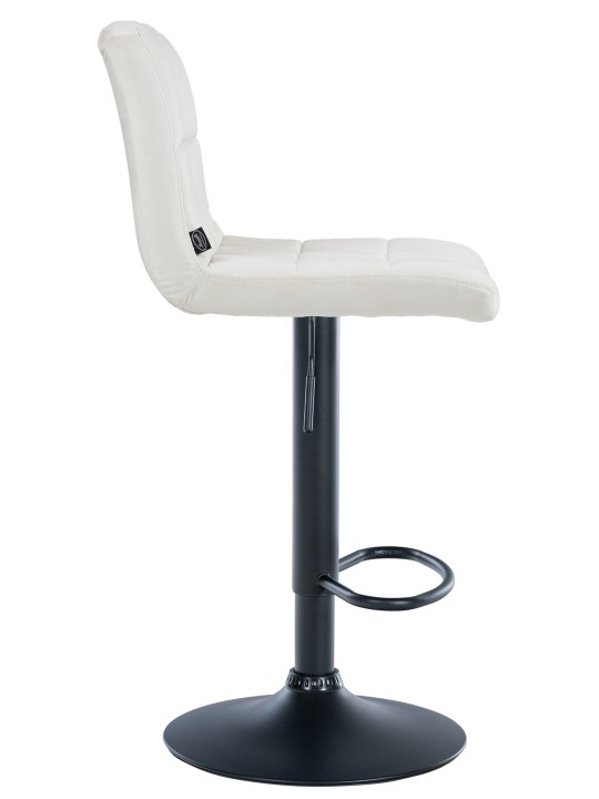 Sada 2 barových stoličiek Peru velvet, krémová