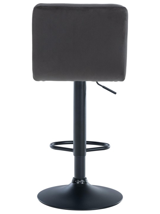 Sada 2 barových stoličiek Peru velvet, čierna