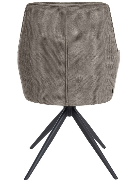 Jedálenská stolička Jules látka, tmavosivá