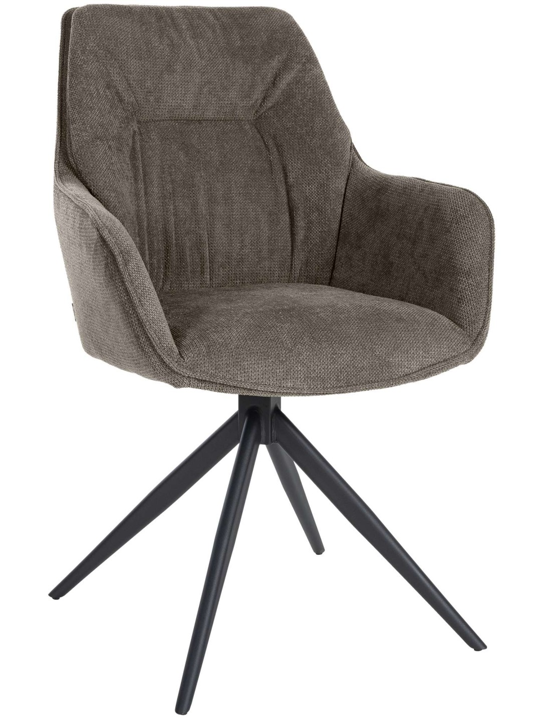 Jedálenská stolička Jules látka, tmavosivá