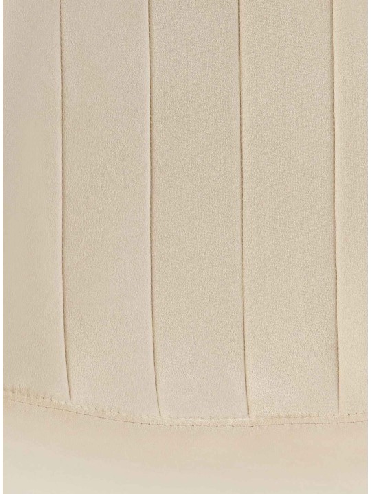 Sada 4 ks jedálenských stoličiek Baxter velvet, krémová