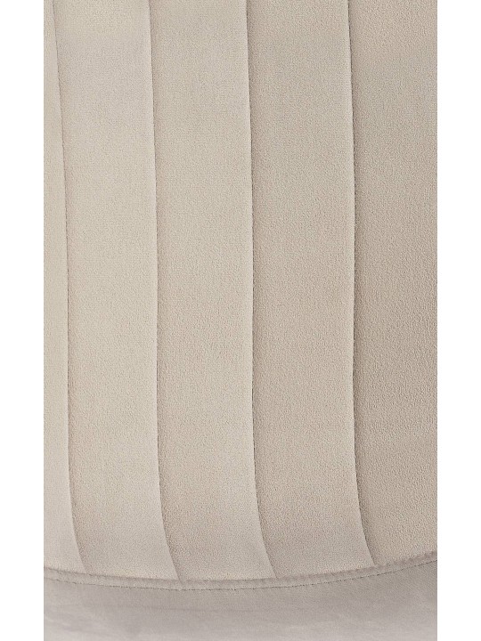 Sada 4 ks jedálenských stoličiek Baxter velvet, sivá