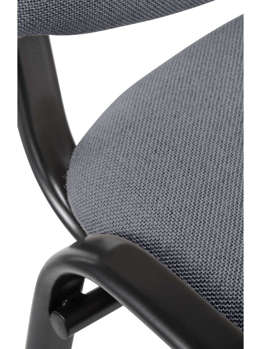 Kreslo pre návštevy Ken tkanina, sivá