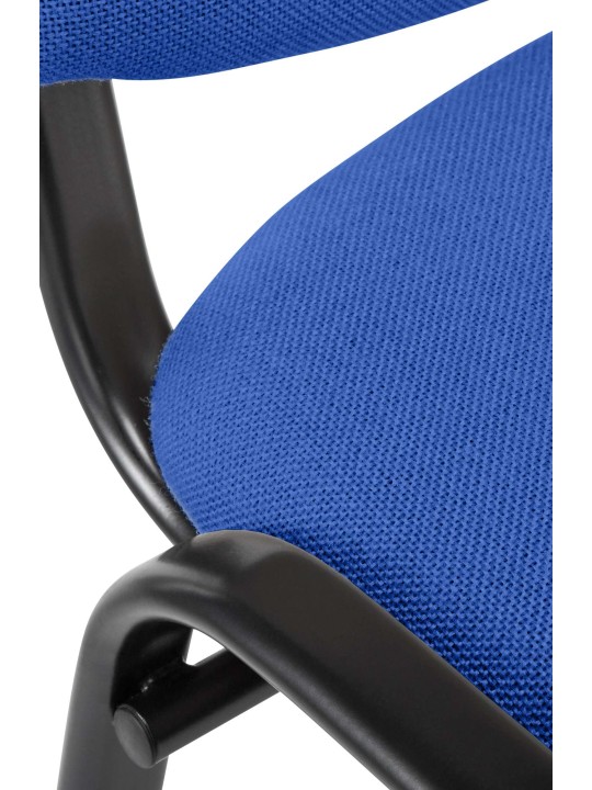 Kreslo pre návštevy Ken tkanina, modrá