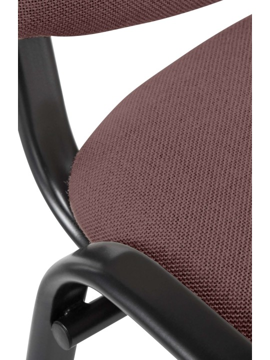 Kreslo pre návštevy Ken tkanina, hnedá