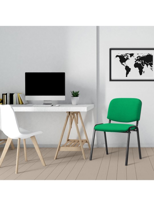 Kreslo pre návštevy Ken tkanina, zelená