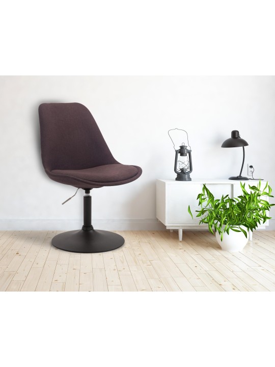 Stolička Maverick B látka, hnedá