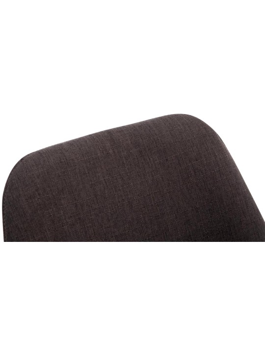 Stolička pre návštevy Borneo V2 Natura látka, tmavosivá