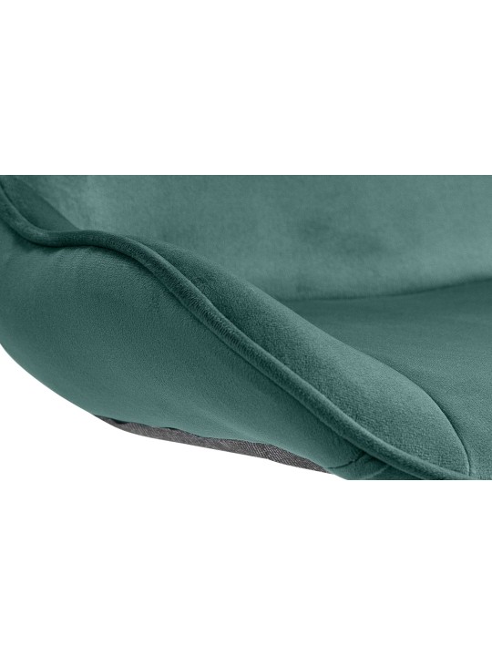 Barová stolička Vonore velvet chrome, zelená