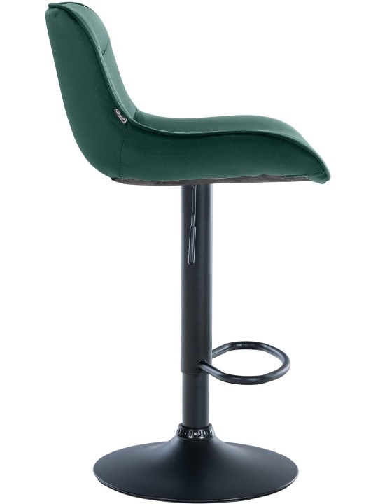 Barová stolička Vonore velvet, zelená