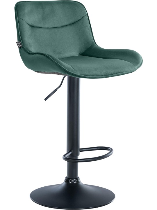 Barová stolička Vonore velvet, zelená