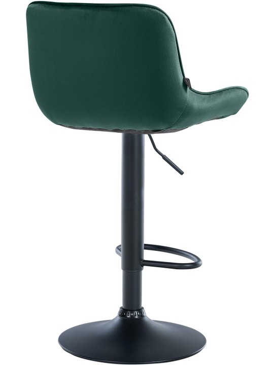 Barová stolička Vonore velvet, zelená