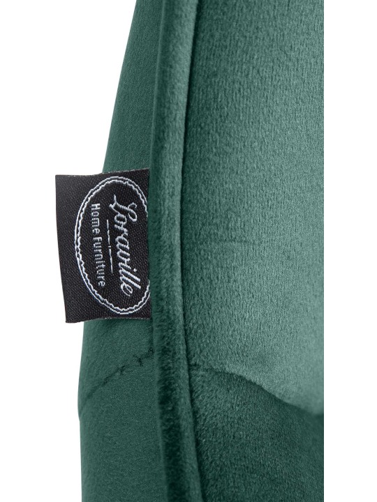 Barová stolička Vonore velvet, zelená