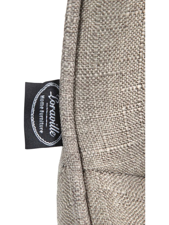 Barová stolička Vonore látka, šedohnedá