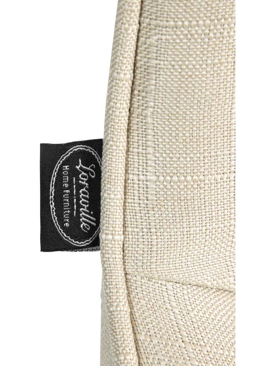 Barová stolička Vonore látka, krémová