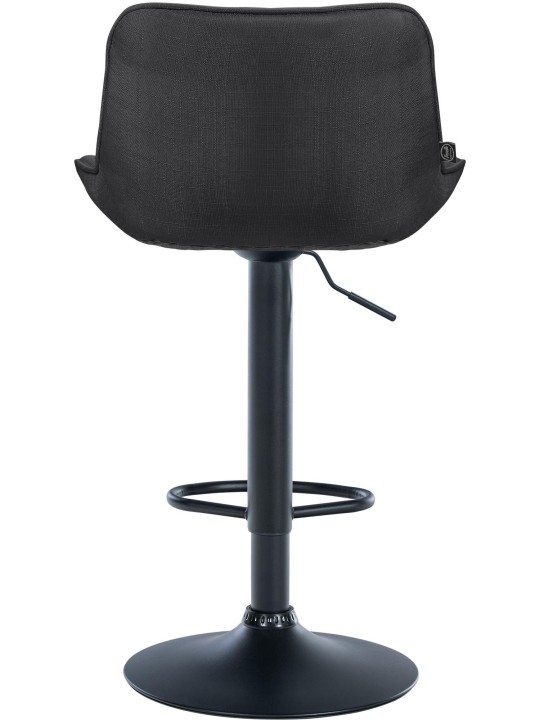 Barová stolička Vonore látka, tmavosivá