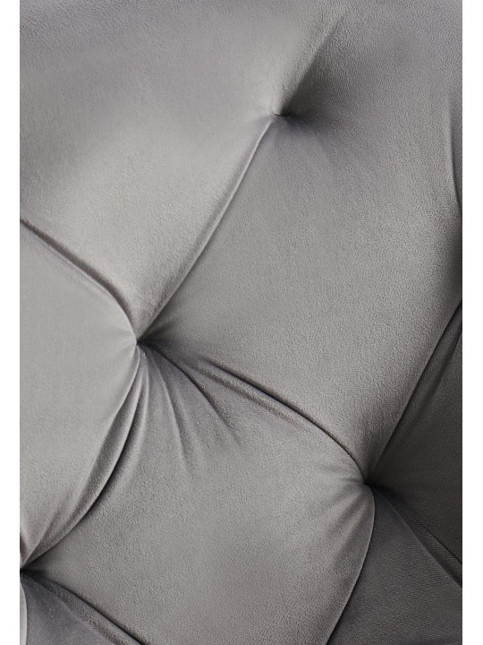 Jedálenská stolička Antigo velvet, tmavosivá