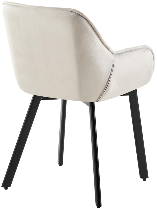 Jedálenská stolička Antigo velvet, sivá