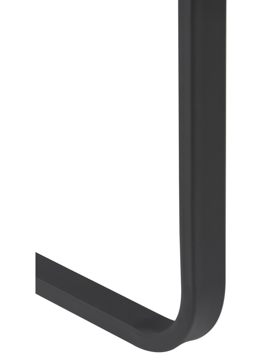 Lehátko Manea z umelej kože, hnedá