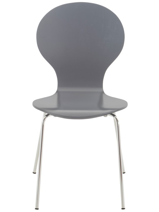 Sada 4 kresiel pre návštevníkov Diego, sivá