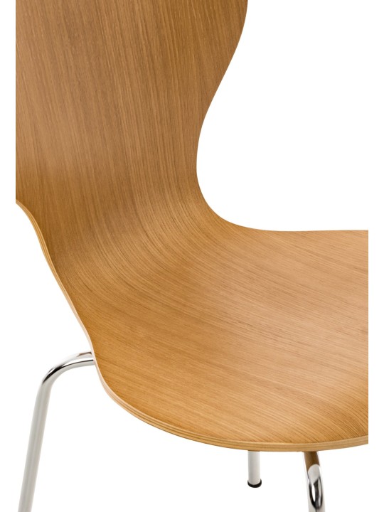 Sada 4 kresiel pre návštevníkov Diego, dub