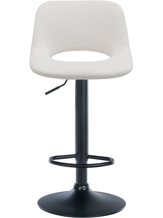 Barová stolička Camden velvet, krémová