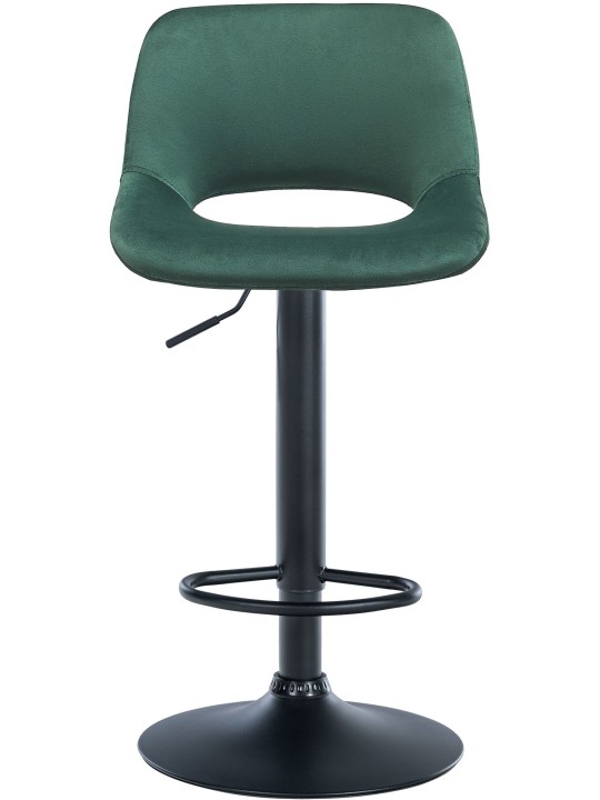 Barová stolička Camden velvet, zelená