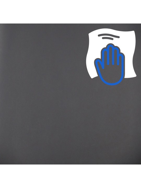 Kancelárske kreslo Burbank z umelej kože, orech/čierna